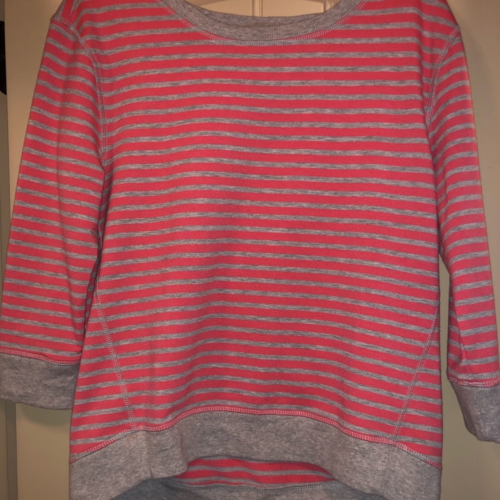 Loft stripe sweatshirt